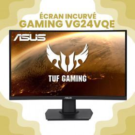 Ecrans  ASUS  ASUS TUF Gaming VG24VQE 23.6" incurvé Full HD LED 165 Hz prix maroc