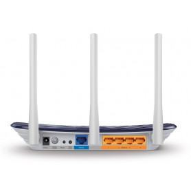 TP-Link AC750 routeur sans fil Fast Ethernet Bi-bande (2,4 GHz / 5 GHz) Noir, Blanc (ARCHERC20) - prix MAROC 
