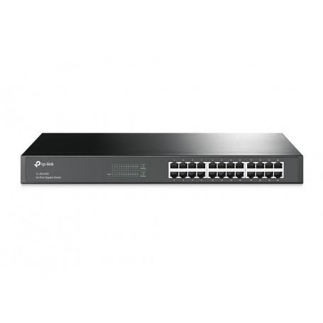 TP-Link TL-SG1024 commutateur réseau Non-géré L2 Gigabit Ethernet (10/100/1000) Noir (TL-SG1024) - prix MAROC 