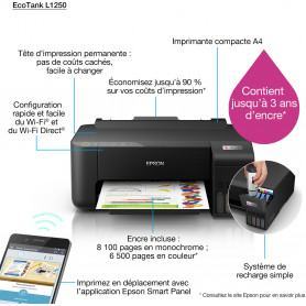 Imprimante Epson EcoTank L1250 SFP Wifi Couleur A4 (C11CJ71403) - prix MAROC 