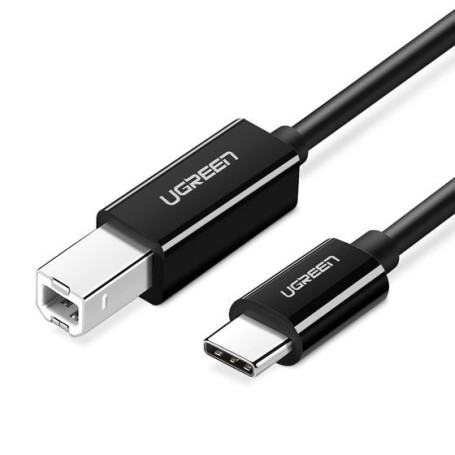 Câble imprimante USB-C vers USB B Mâle Noir 2M - 50446 UGREEN (50446) - prix MAROC 