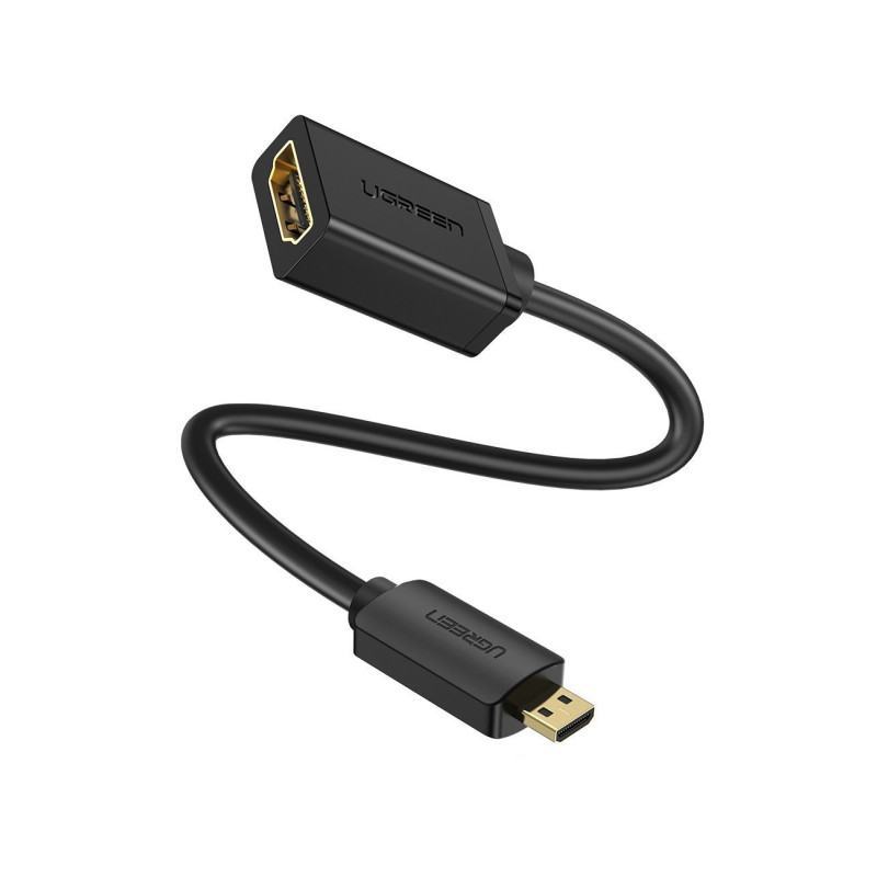 Ugreen 20134 câble HDMI 0,1 m HDMI Type D (Micro) HDMI Type A