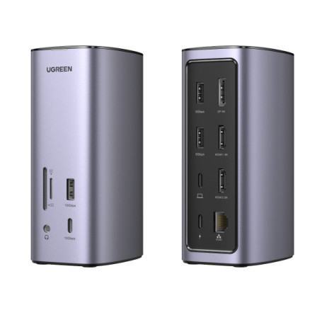 Hub USB-C Revodok 12 en 1 Supporte PD - Power Delivery 100W Recharge - 90325 UGREEN (90325) - prix MAROC 