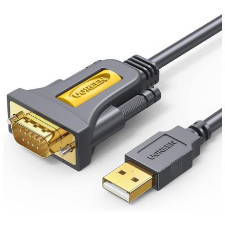 Câble Série Câble USB 2.0 vers RS232 DB9 Mâle 1.5M - 20211 UGREEN (20211) - prix MAROC 