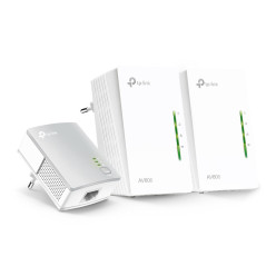 TP-Link TL-WPA4220T KIT Adaptateur réseau CPL 300 Mbit/s Ethernet/LAN Wifi Blanc 3 pièce(s)
