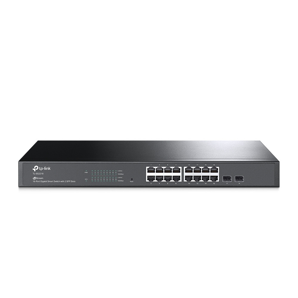 TP-Link JetStream TL-SG2218 commutateur réseau Géré L2/L2+ Gigabit Ethernet (10/100/1000) 1U Noir