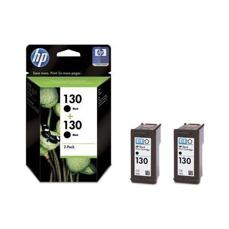 HP 130 pack de 2 cartouches d'encre noir authentiques(C9504HE) (C9504HE) (C9504HE) - prix MAROC 