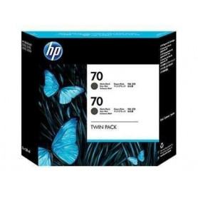 HP 70 2-pack 130-ml Matte Black Ink Cartridges (CB339A) (CB339A) - prix MAROC 