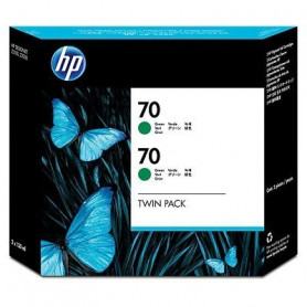 HP 70 2-pack 130-ml Green Ink Cartridges (CB348A) (CB348A) - prix MAROC 