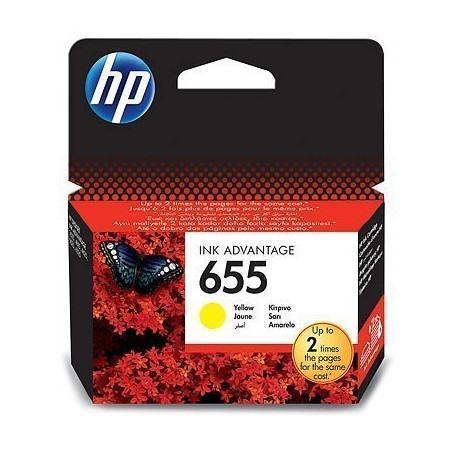 Cartouche  HP  HP CZ112AE - Cartouche 655 Yellow Encre Original Advantage prix maroc