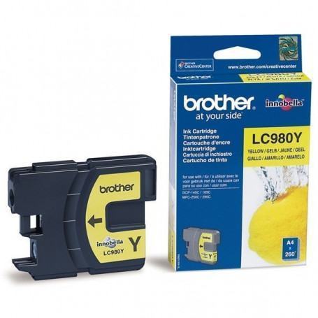 Cartouche  BROTHER  Cartouche brother LC980Y YELLOW prix maroc