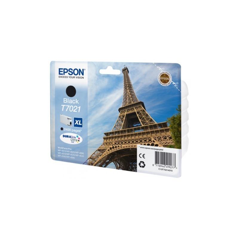 Encre noire XL "Tour Eiffel" WP-40xx/WP-45xx (2 400 p) (C13T70214010) - prix MAROC 