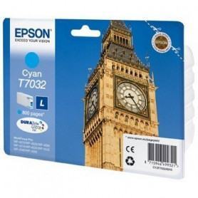 Epson Cartouche cyan L 800 pages WF 4015DN/4025/4525DNF (C13T70324010) à 209,00 MAD - linksolutions.ma MAROC