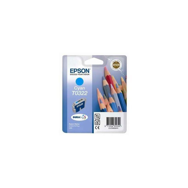 Cartouche  EPSON  Epson Encre pigment cyan STYLUS C70/C80 prix maroc