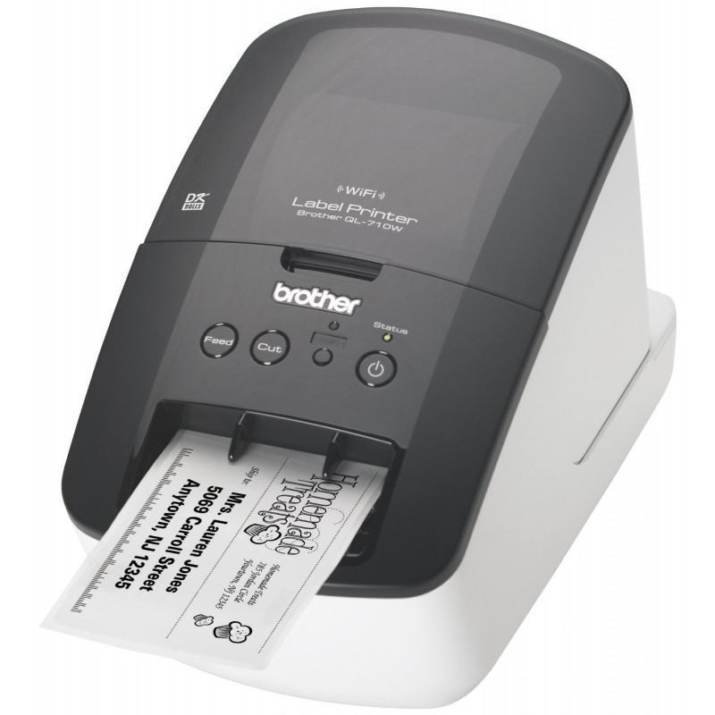 Imprimante d'étiquettes Brother QL710W ( wifi) (QL710W) - prix MAROC 