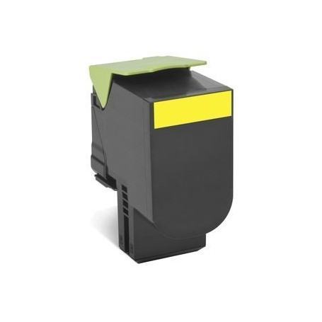 Lexmark 808SY Yellow High Yield Toner Cartridge (80C8SY0) (80C8SY0) - prix MAROC 