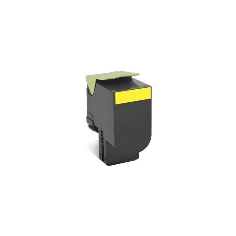 Lexmark 808Y Yellow TONER (80C80Y0) (80C80Y0) - prix MAROC 