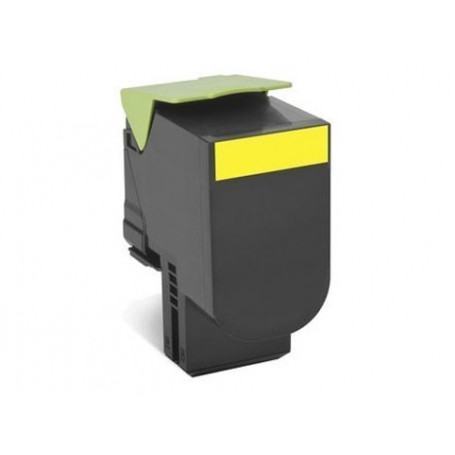 Toner  LEXMARK  Lexmark 808XY Yellow Extra High Yield Toner Cartridge (80C8XY0) prix maroc