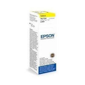 Cartouche  EPSON  EPSON CARTOUCHE JAUNE 70ML POUR L800 (C13T67344A) prix maroc