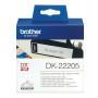 BROTHER Ruban Noir - Blanc 62mm papier adhesif - DK22205