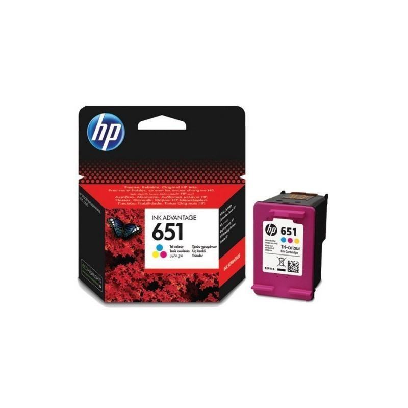 Cartouche  HP  HP C2P11AE - Cartouche 651 Tri-color Encre Original Advantage prix maroc