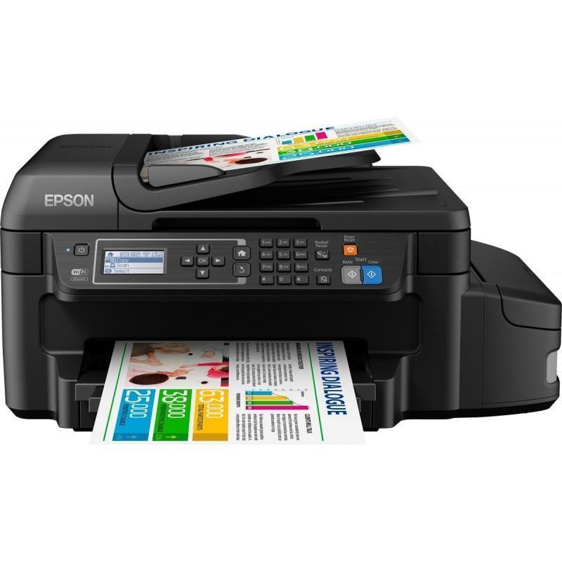 Imprimante Epson ITS L655 A4 Recto Verso A4 en1 (copy scan print fax) 33ppm (C11CE71402) - prix MAROC 