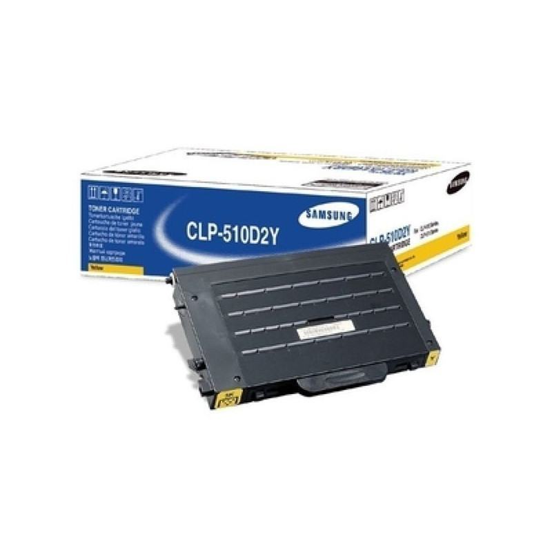 Toner Samsung 510D2Y Yellow (CLP-510D2Y/SEE) (CLP-510D2Y/SEE) à 1 080,00 MAD - linksolutions.ma MAROC