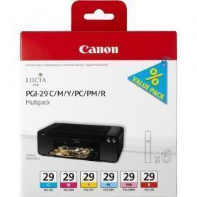 MULTI PACK Canon PGI-29 CMY/PC/PM/R (4873B005AA) - prix MAROC 