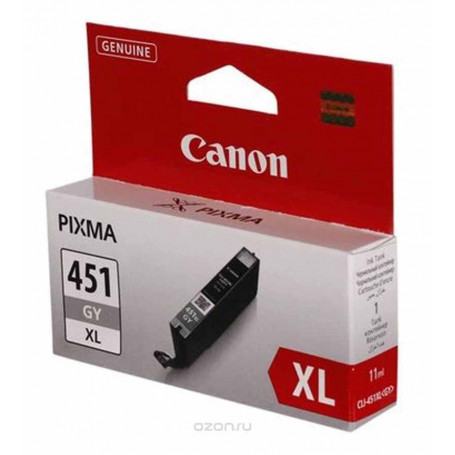 Cartouche Canon CLI-451XL GY (6476B001AA) - prix MAROC 