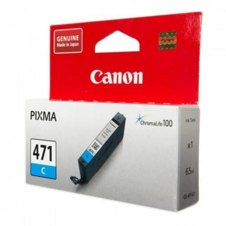Cartouche Canon CLI-471 C (0401C001AA) à 144,00 MAD - linksolutions.ma MAROC