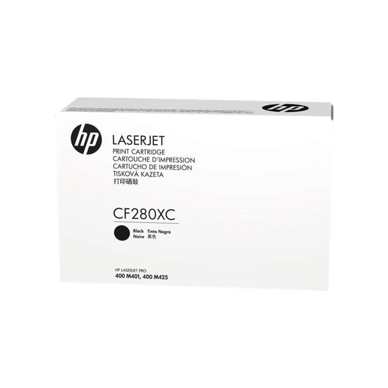 HP CF280XC - Toner CF280XC grande capacité Noir Contract Original LaserJet Toner (CF280XC) - prix MAROC 