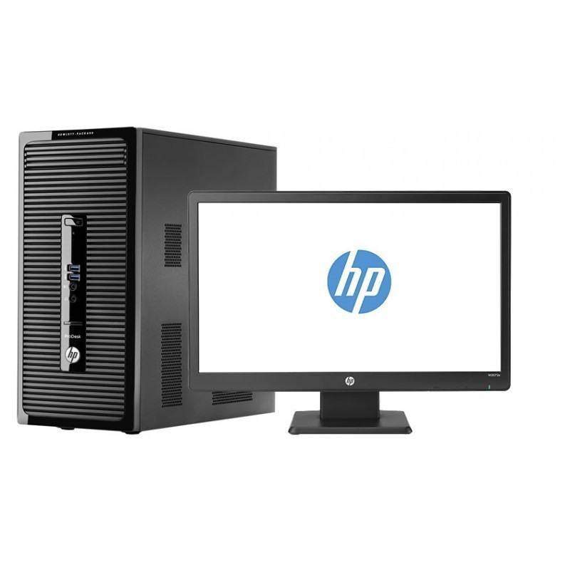 Ordinateur Bureau  HP  HP ProDesk 400 G3 MT Intel Core i3-6100 - Win 7 Pro 64 avec Ecran prix maroc
