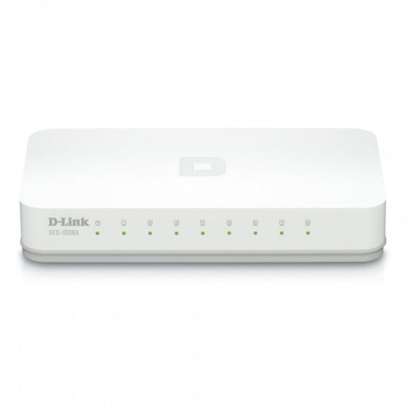 Reseau  D-LINK  DLINK Switch 8 Ports Ethernet 10/100Mbps - DES-1008A/E prix maroc