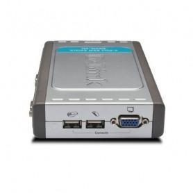 Switch KVM 4 ports clavier/souris/écran + câbles (DKVM-4U) - prix MAROC 
