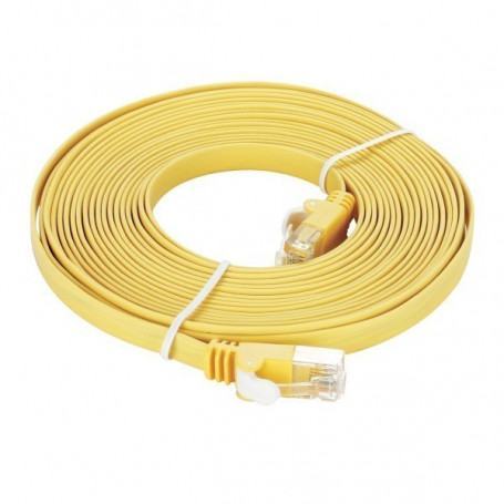 Câble réseau  D-LINK  D-LINK CORDON DE BRASAGE CAT6UTP Flat 5M Orange prix maroc