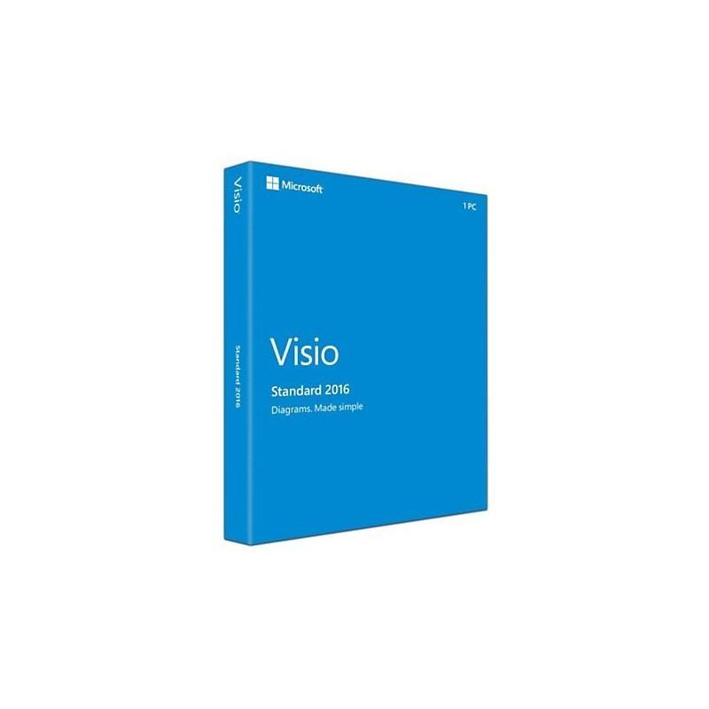 Microsoft Visio Standard 2016 32-bit/x64 Bit Francais - D86-05537 (D86-05537) - prix MAROC 
