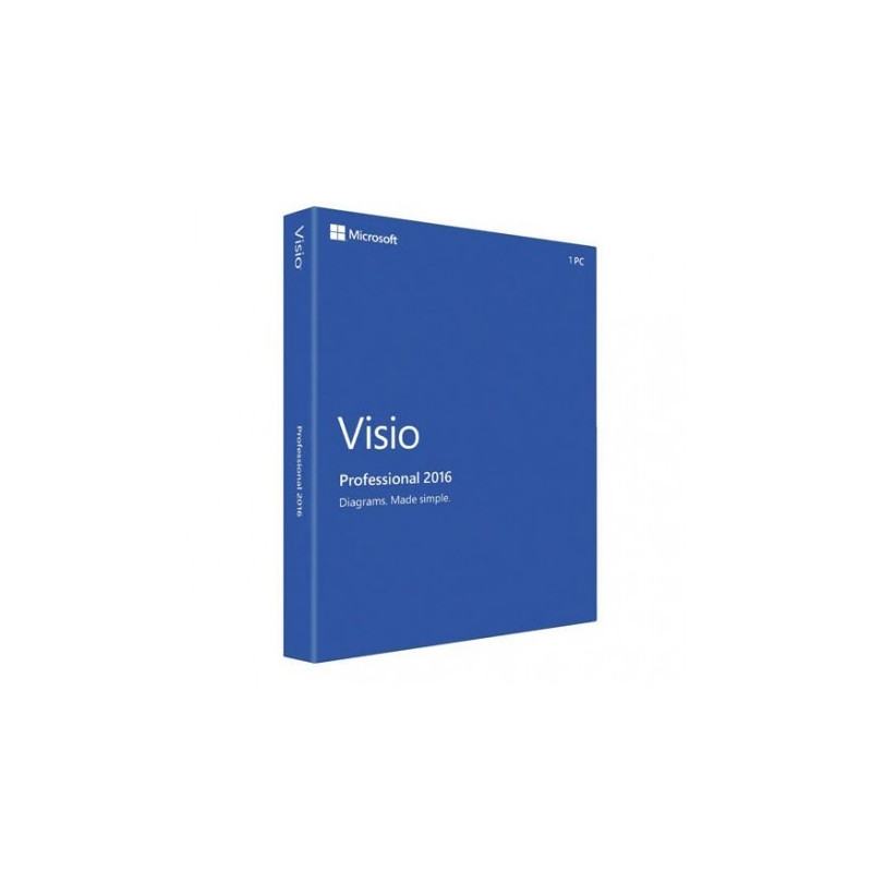 Microsoft Visio Pro 2016 32-bit/x64 Bit Français - D87-07103 (D87-07103) - prix MAROC 