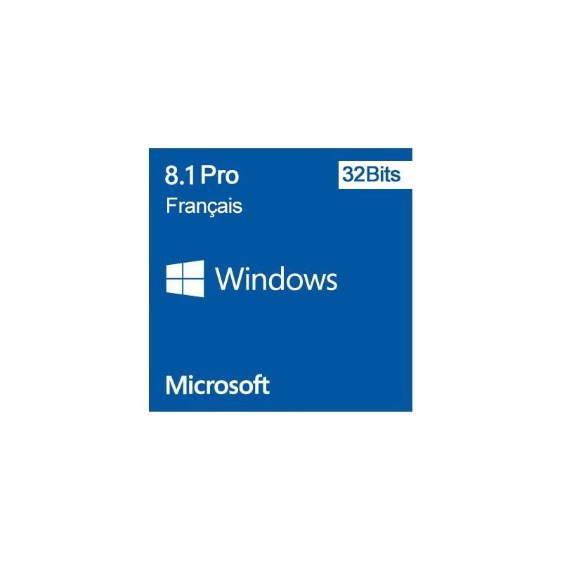 Microsoft Windows Pro 8.1 x32Bit Français - FQC-06979 (FQC-06979) - prix MAROC 
