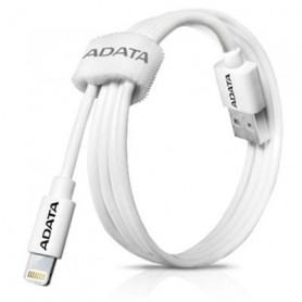 ADATA Lightning Cable Plastic (White) - AMFIPL-100CM-CWH (AMFIPL-100CM-CWH) - prix MAROC 