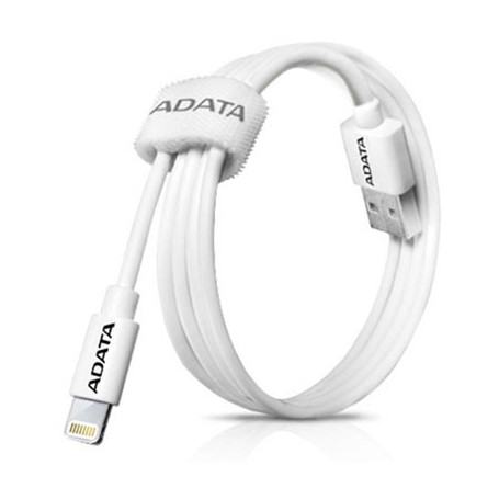 ADATA Lightning Cable Plastic (White) - AMFIPL-100CM-CWH (AMFIPL-100CM-CWH) - prix MAROC 