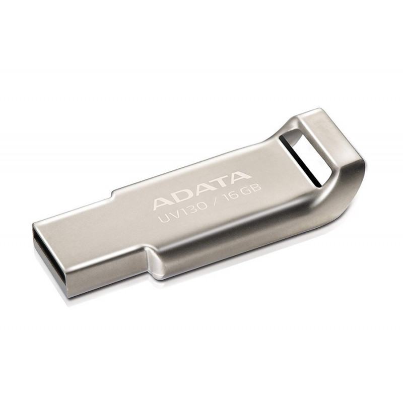 ADATA CLE USB ADATA FLASH METAL Golden USB 2.0  16 GB (AUV130-16G_RGD) - prix MAROC 