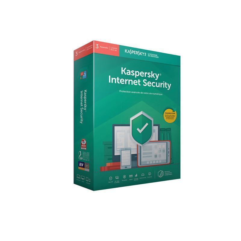 Kaspersky Internet Security 2019 1 Poste / 1An multi-devices (KL1939FBAFS-9MAG) (KL1939FBAFS-9MAG) - prix MAROC 