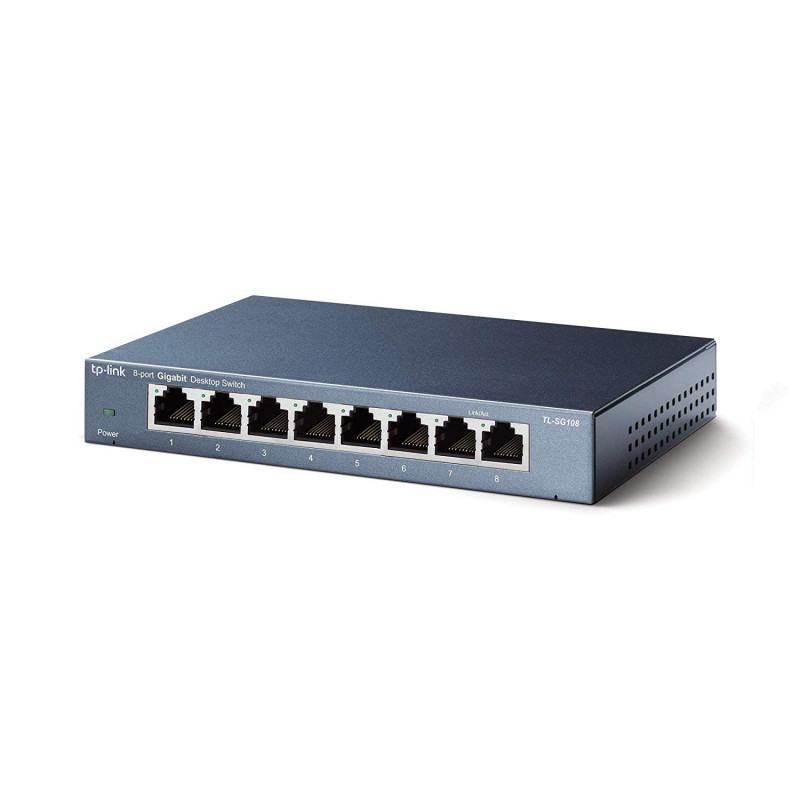 Switch / Hub  TP-LINK  tp-link Switch 8-port Gigabit Ethernet Desktop (SG108 ) prix maroc
