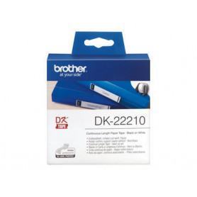 Brother DK22210 DirectLabel Étiquettes blanc 29mm x 30,48m (DK22210) - prix MAROC 