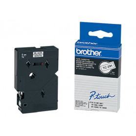 Autres consommables  BROTHER  Brother TC291 P-Touch noire sur blanc 9mm x 7m prix maroc
