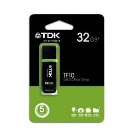 TF10 USB 2.0 Flash Drive 32GB Black (TDK78934) - prix MAROC 