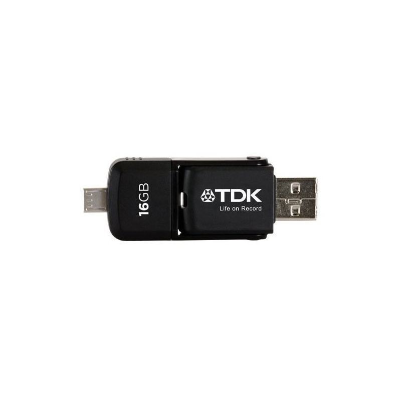 TDK  2 IN 1 MICRO USB FLASH DRIVE 16GB (TDK79221) - prix MAROC 