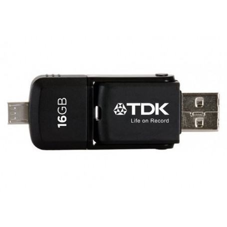 TDK  2 IN 1 MICRO USB FLASH DRIVE 16GB (TDK79221) - prix MAROC 