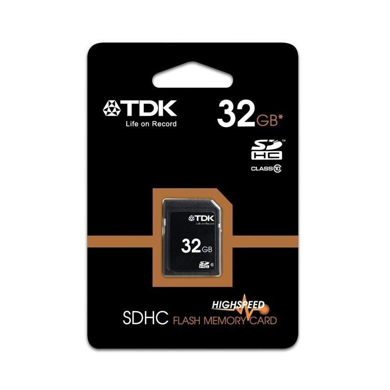 Stockage  TDK  TDK SDHC FLASH MEMORY CARD HIGHSPEED 32GB Class 10 prix maroc