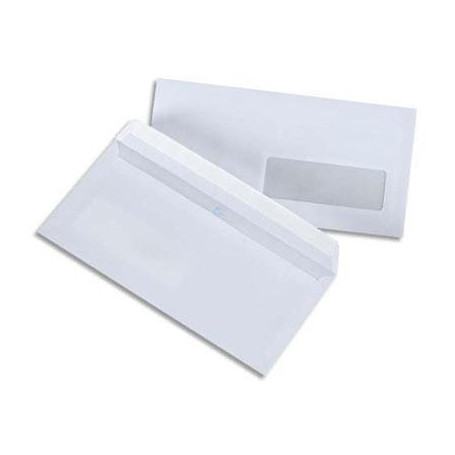 Enveloppes blanches 110 x 220 (avec ou sans fenêtre).